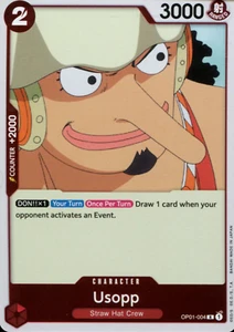Usopp - OP01-04 - Rare - English - One Piece TCG OP-01 - Picture 1 of 1