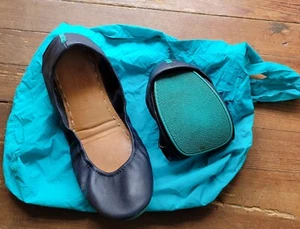Tieks By Gavrieli Navy Blue Size 13 With Bag - Picture 1 of 10