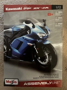 Maisto Assemble Line DIY 1:12 Kawasaki Ninja ZX-6R ZX6R Bike model motorcycle - Picture 1 of 3