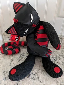 EMILY THE STRANGE NEE CHEE RAG DOLL KITTY With SECRET STASH POCKET NEW WITH TAGS - Picture 1 of 4