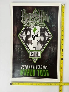CYPRESS HILL 25th Anniversary World Tour RARE Poster Signed West Coast Hip Hop - Picture 1 of 4