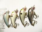 (4)Cotton Cordell Dimpled Big-O #76, 1-5/8in.Body,Crankbaits, Old Tackle, Box,