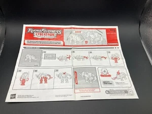 Backstop Transformers Cybertron Instruction Sheet 2005 - Picture 1 of 4
