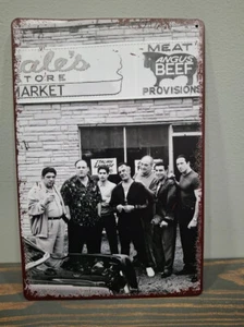 Sopranos TV Show 12 x 8 Zoll Blechschild Americana - Bild 1 von 4