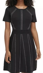 Vestido suéter Karl Lagerfeld para mujer línea A talla XS, nuevo con etiquetas - Imagen 1 de 4