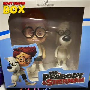 Mr. Peabody & Sherman personaggio cartone animato giocattolo per bambini ornamento statuina da collezione - Foto 1 di 2