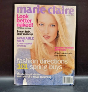 Marie Claire Fashion Magazine March/April 1995 Karen Mulder➕ - Picture 1 of 3