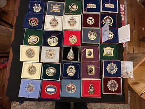 Assortment of 31 Mostly NIB White House Christmas Ornaments 1989- 2015 w/ Gaps - Picture 1 of 12