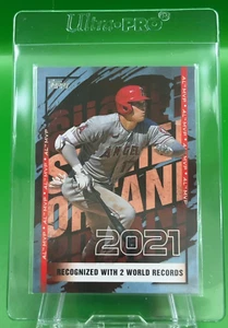 Shohei Ohtani 2021 Topps Cards MVP-13 Baseball Los Angeles Angels Near Mint Rare - Picture 1 of 22