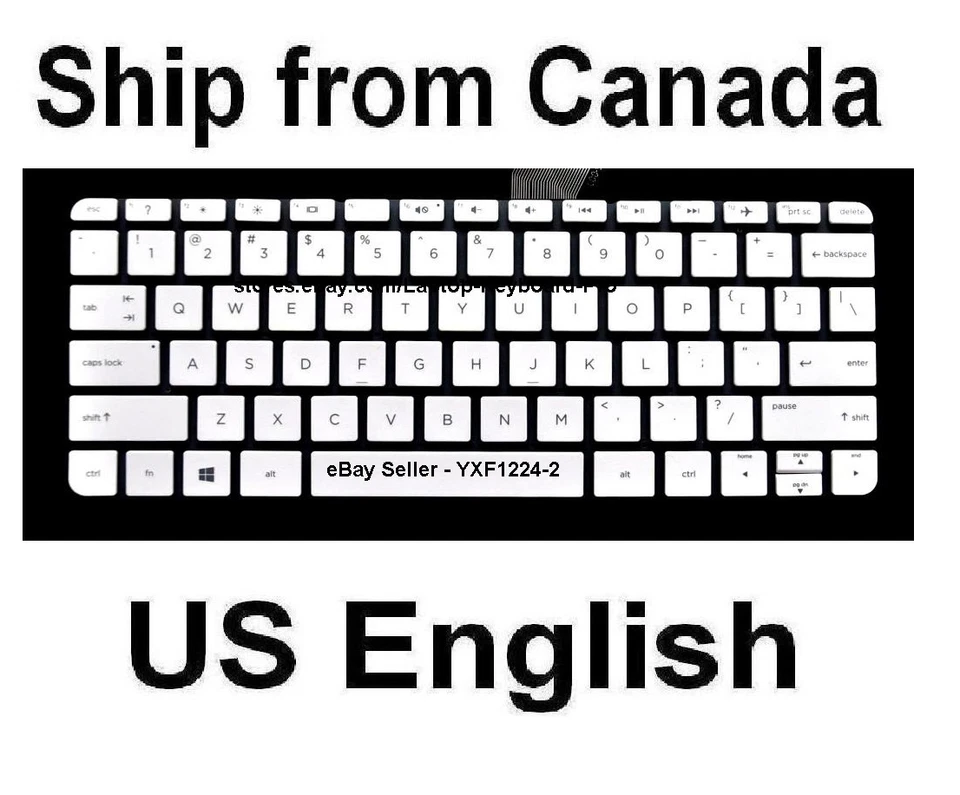 Keyboard for HP Stream 11-Y 11-y013ca 11-y023ca 11-Y010nr 11-y012nr 11-y010wm US - Image 1 of 1