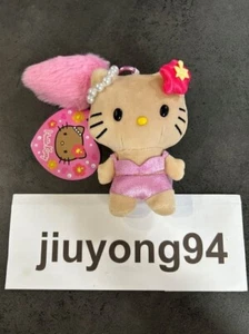 Hello Kitty GOGO GAL Style Up Mascot Keychain Sunburn Kitty from Japan New FS - Picture 1 of 3