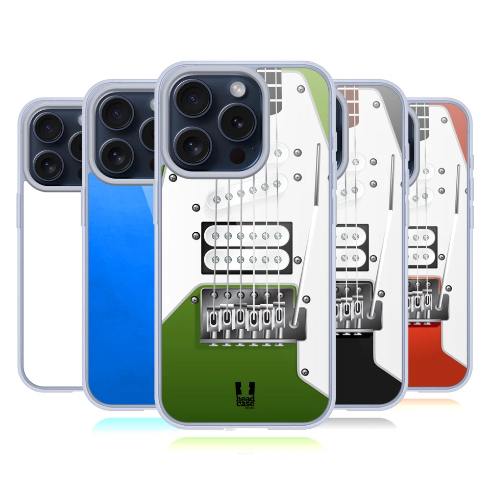 HEAD CASE ELETTRICA CUSTODIA COVER MORBIDA IN GEL PER APPLE iPHONE TELEFONI - Immagine 1 di 1