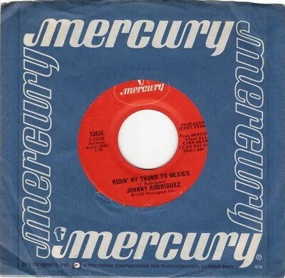 Johnny Rodriguez  – Release Me 1973 Mercury Country VG+ - Image 1 of 2