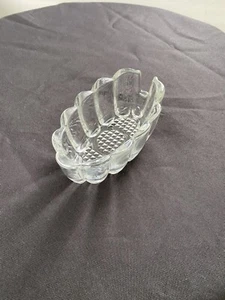 Vintage Crystal Spoon/Fork Rest Princess House Buffet Heritage Pattern #438 - Picture 1 of 9