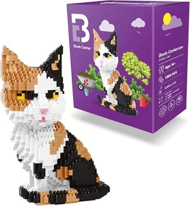 BLOCK CENTER Calico Cat Edition 3D Puzzle 2100 Pieces Mini Building Blocks Set - Picture 1 of 6