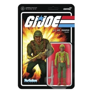 G.I. Joe Trooper Greenshirt (Brown) ReAction 3 3/4 Inch Figur 10cm Super7 - Bild 1 von 3