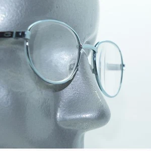 Rock Star Aqua Blue Metal Frame Classic Petite Oval Reading Glasses +3.50 Lens - Picture 1 of 4