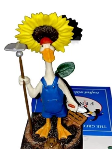 Greenwich Workshop Duck Does Garden  Grow Will Bullas Figurine Leaf Needs Glued - Picture 1 of 8