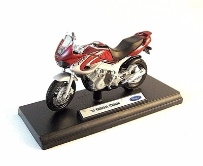 2001 YAMAHA TDM 850 WELLY 1/18 DIECAST MOTORCYCLE COLLECTOR'S MODEL , RARE ,NEW - Image 1 of 4
