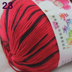 Fashion 1 Balls x 50gr Cashmere Silk Wool Hand Knit Wrap Shawls Crochet Yarn 23 - Picture 1 of 10