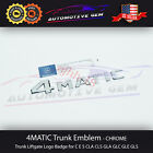 Oem 4Matic Emblem Chrome Amg Letter Trunk Logo Badge Decoration Sticker Mercedes