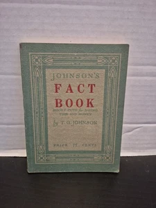 1921 Johnson's Fact Book, Short Cuts for Saving Time and Money - Picture 1 of 4