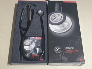 Littmann Cardiology IV Stethoskop Nr. 6152 * SCHWARZ & SILBER FINISH * NEU! - Bild 1 von 8