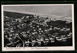 Arendsee i. M., Totale aus dem Flugzeug gesehen, Ansichtskarte  - Picture 1 of 2