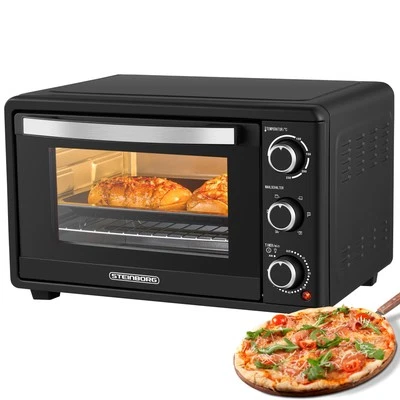 Mini Backofen 25 Liter 3in1 Miniofen Pizzaofen Mini Oven Kleiner Backofen - Bild 1 von 4