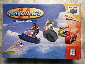 Wave Race 64 Nintendo 64 N64 Caja, Bandeja y Manual Solo con Insertos Auténtico - Imagen 1 de 20