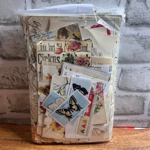 Mystery Junk Journal Scrap Pack, 1 Pound Ephemera Kit for Scrapbooking Collage - Picture 1 of 10