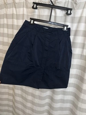 Nina Ricci Navy Zip front Skirt  Size US 8, F 40, I 44 - Image 1 of 4