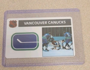 1976-77 POPSICLE THE NATIONAL HOCKEY LEAGUE VANCOUVER CANUCKS NHL TEAM CARD MINT - Bild 1 von 2