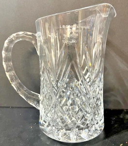 Vintage Louisville Boat Club LBC 1996 Invitational Winner 8.5" Crystal Pitcher - Picture 1 of 8