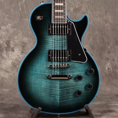 Epiphone/Inspired by Gibson Les Paul Custom Widow Indigo Burst with Gig Bag - image 1 of 4