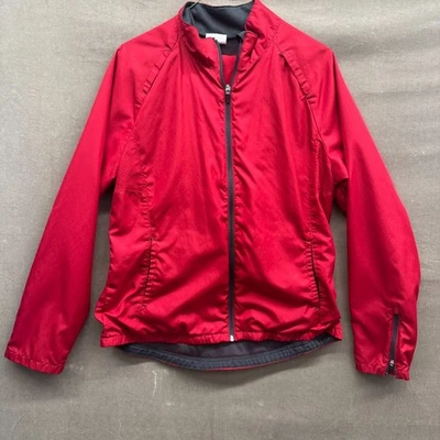 Женская красная ветровка ветровка костюм куртка пальто размер L брюки M - Изображение 1 из 4