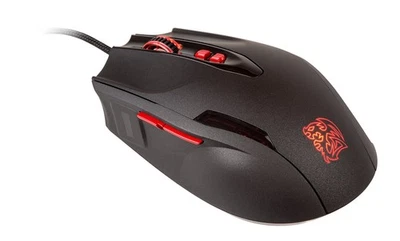 MO-BKV-WDLGBK-01 Black FP Biometric Laser Gaming Mouse - Image 1 of 4