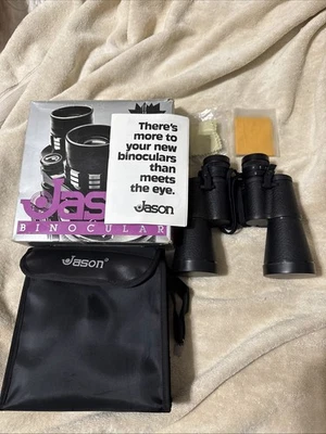 Jason Mercury Model 1113F 10X50 Powerful Durable Fast Focus Binoculars w/Strap - Image 1 of 4