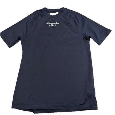 Camisa Abercrombie Niños Rashgaurd Niños 15/16 Y Blanco Logo  Foto 1 de 4