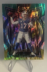Josh Allen Green Yellow Shock Prizm Concourse Level 2024 Panini Select - Bild 1 von 2
