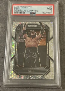 2023 Panini Prizm WWE Card #128 | Diesel | PSA 9 | Pop 2 | Disco | Kevin Nash - Picture 1 of 2