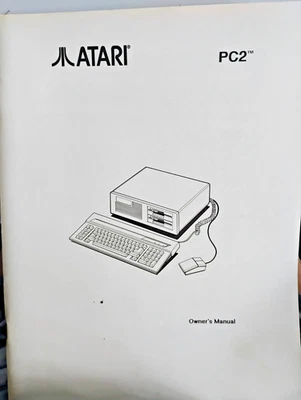 PC2 Owner's Manual; Atari PC - Manual ONLY - Image 1 of 2