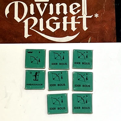 Vintage 1979 TSR - Divine Right "ELFLAND" Complete Unit Counter Replacement Set - Image 1 of 4
