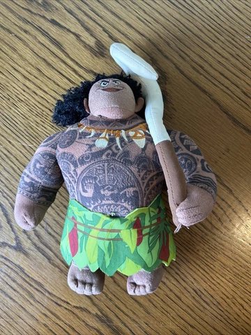 Disney Moana Maui Plush Soft Doll Stuffed Tattooed DemiGod 9" Cover