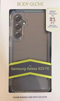 Body Glove Rugged Case and Holster For Samsung Galaxy S23 FE - Clear - Image 1 of 2