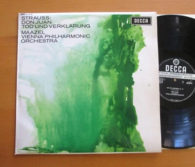 SXL 6134 ED1 Strauss Don Juan Tod Und Verklarung Maazel Decca WBg 1st EX - Image 1 of 4