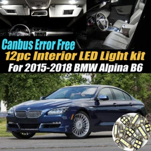 12Pc CANbus Error Free Car Interior LED White Light Kit for 2015-2018 Alpina B6 - Picture 1 of 8