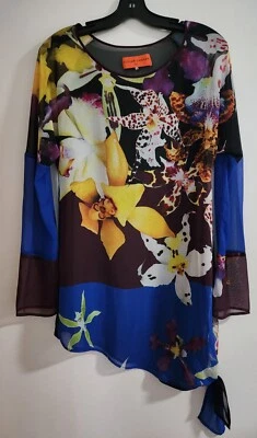 Clover Canyon Estampado Playa Natación Cubre Multicolor Resort Talla S Foto 1 de 4