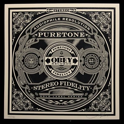 SHEPARD FAIREY hand signiert Party At Moontower box record ed150 2011 obey giant - Bild 1 von 4