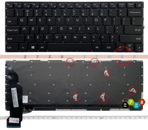 New For AVITA Liber U13 V14 NS13A2 NS14A2 NS14A8 US Keyboard Backlit - Bild 1 von 1